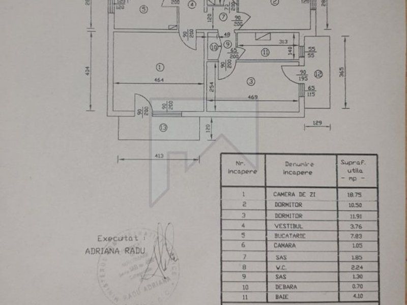 Vanzare apartament 3 camere Rahova - Caporal Ilina - Poză 10