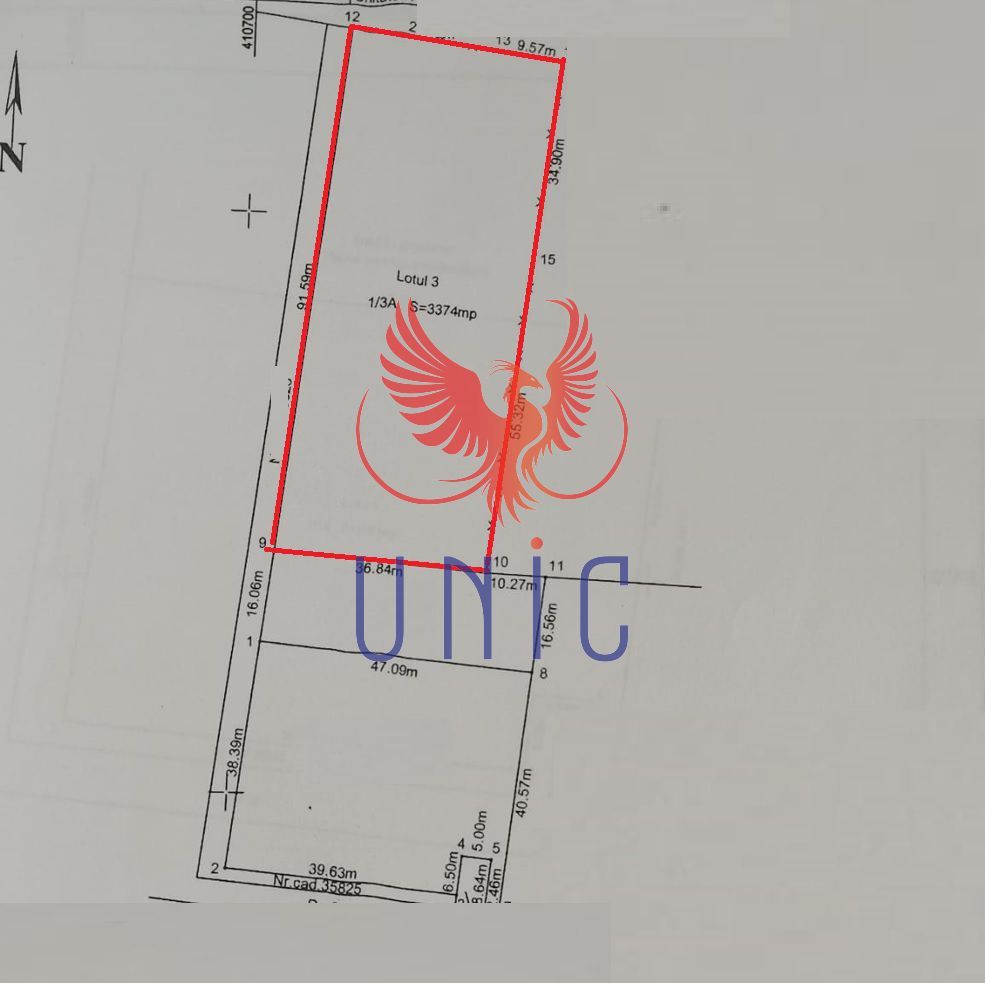 Teren intravilan,  zona Metro! - Schiță 1