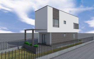 Vila individuala- 700mp teren- 4 camere- 3 bai- becici - Poză 3