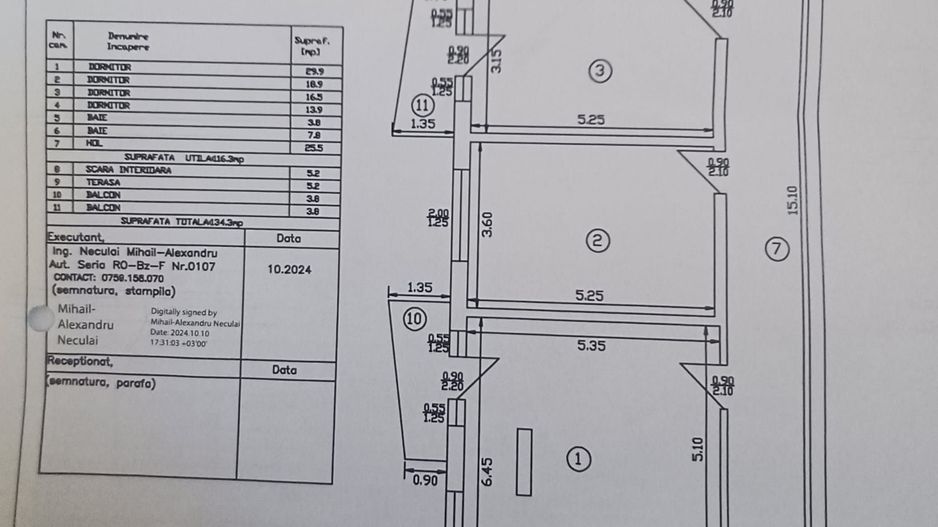 Casa 7 camere 2024  Carrefour Colentina - Schiță 47