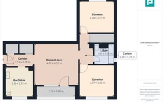 Apartament 3 camere la Polivalenta - Poză 3