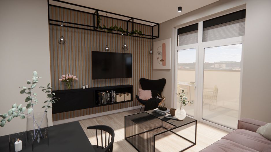 Penthouse 4 camere în bloc nou - Poză 11