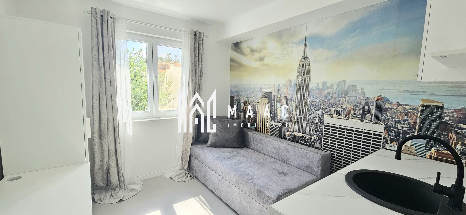 Garsoniera | Etaj 1 | Renovata complet | Mobilata | Lazaret - Poză 1