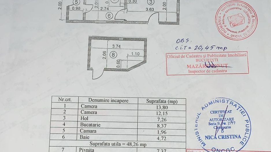 Apartament cu 2 camere de vanzare Metrou Grivita Strada Stefan Stoika - Poză 7