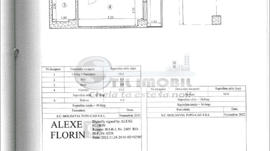 Aparatament 2 camere, SD, 50mp-Complex Himson Tatarasi - Poză 7