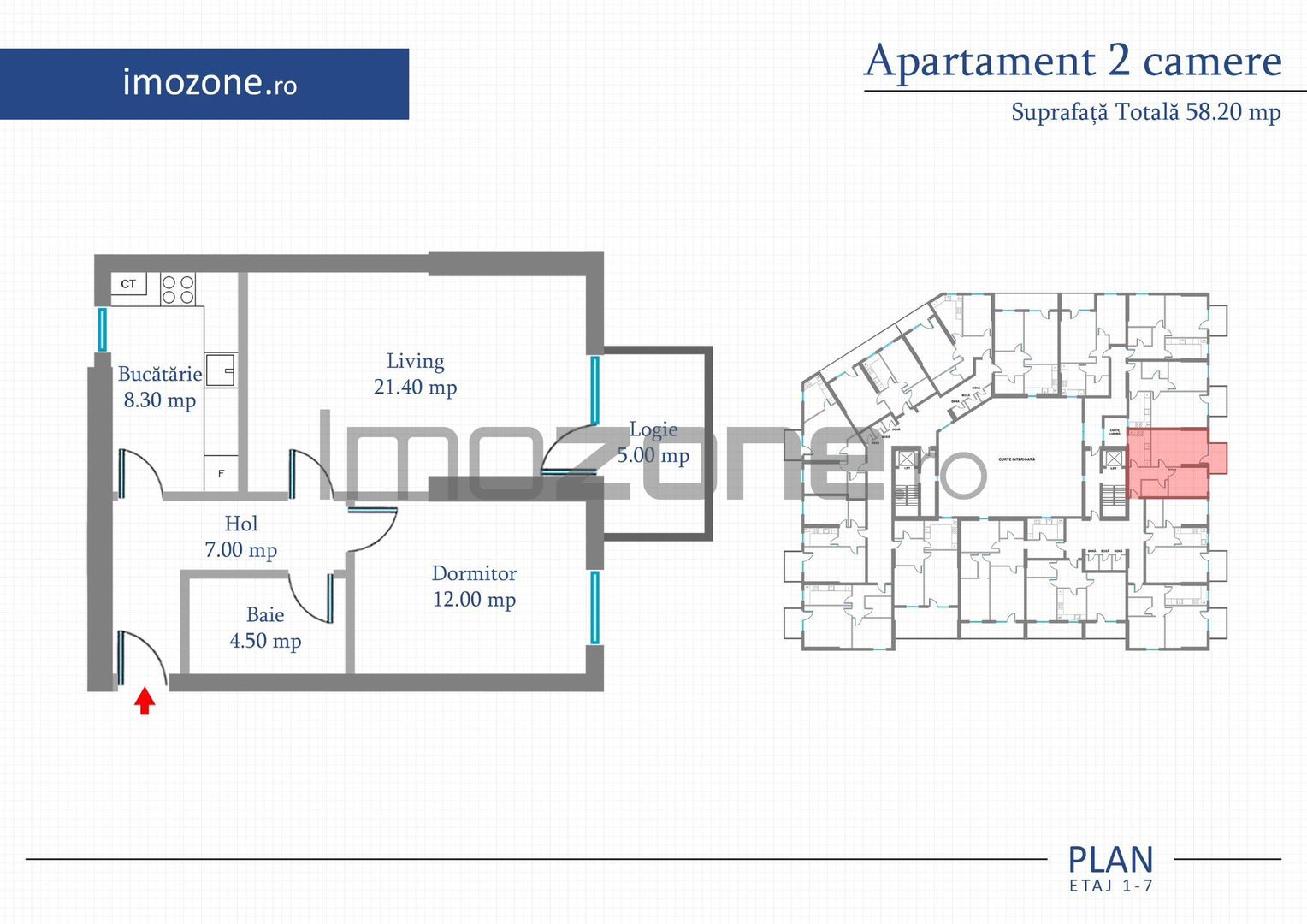 Apartament 2 Camere | 65 mp | Bloc Nou | Metrou Pacii / Preciziei | Militari - Poză 16