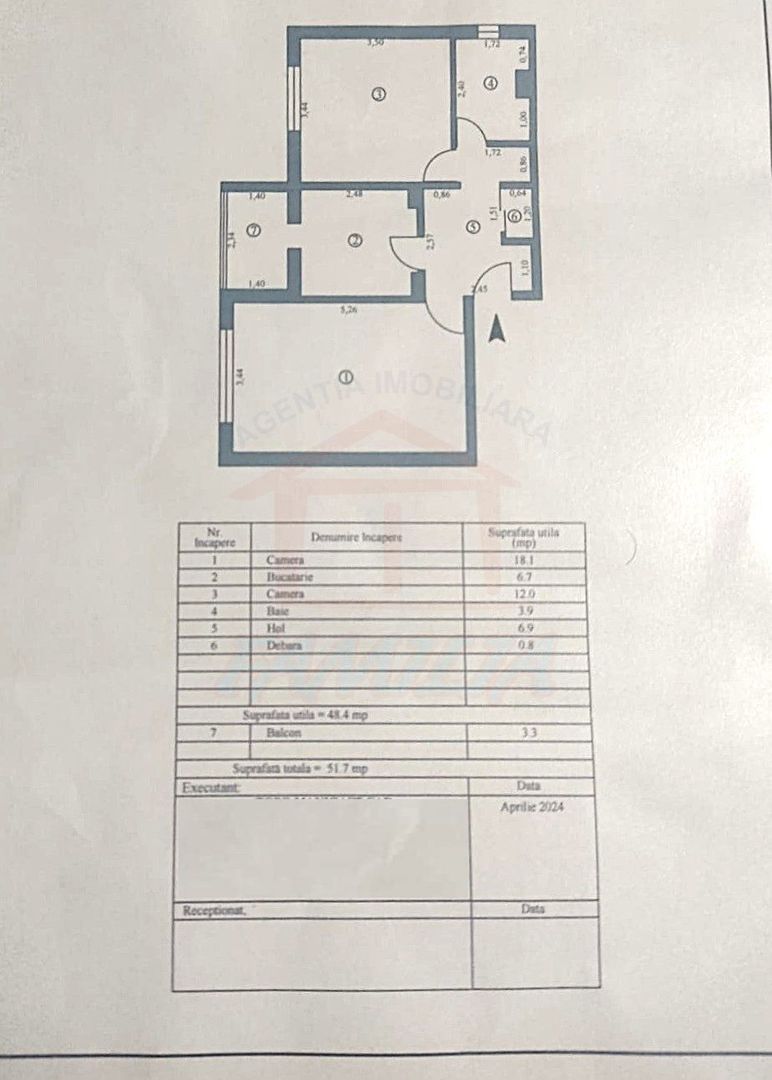 🏡 Apartament 2 camere decomandate, parter  – Micro 39, Galați - Poză 6