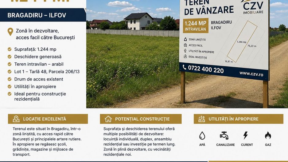 Teren Dezvoltare Imobiliara - Poză 1