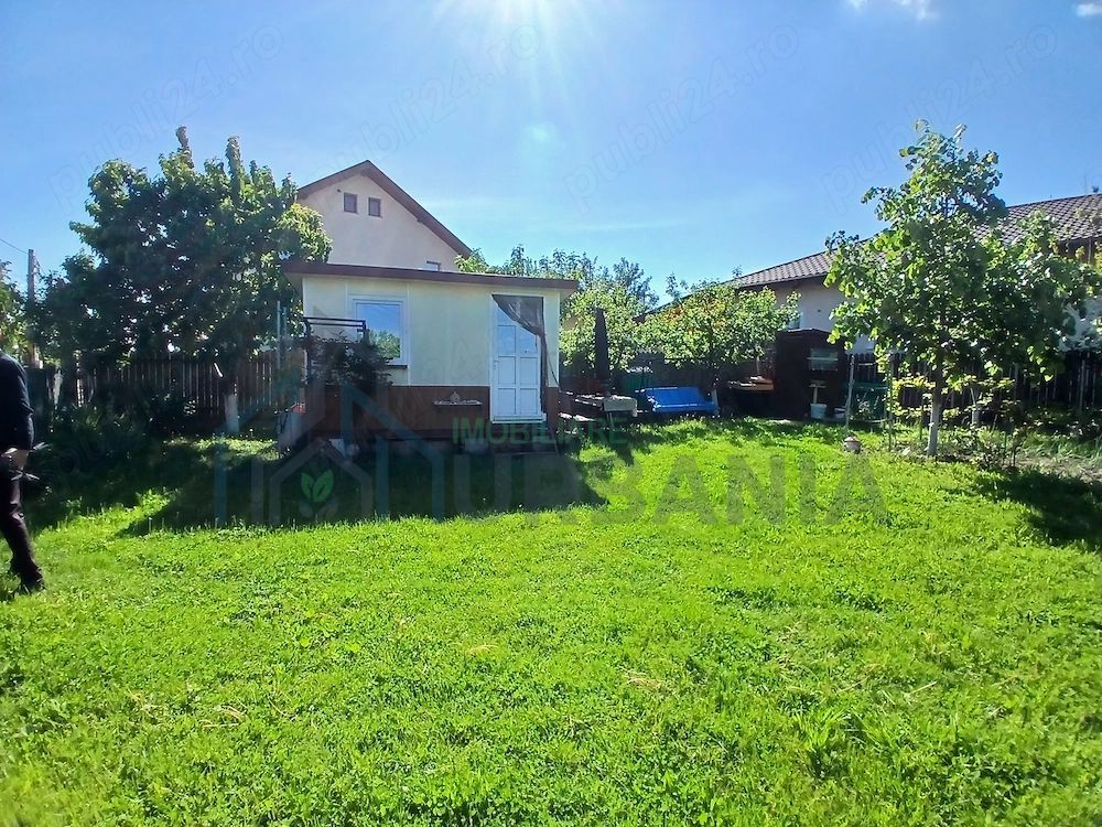 Teren intravilan de vânzare în Breazu, str. Lebedelor – 600 mp, utilități, gard, cabană locuibilă - Poză 2