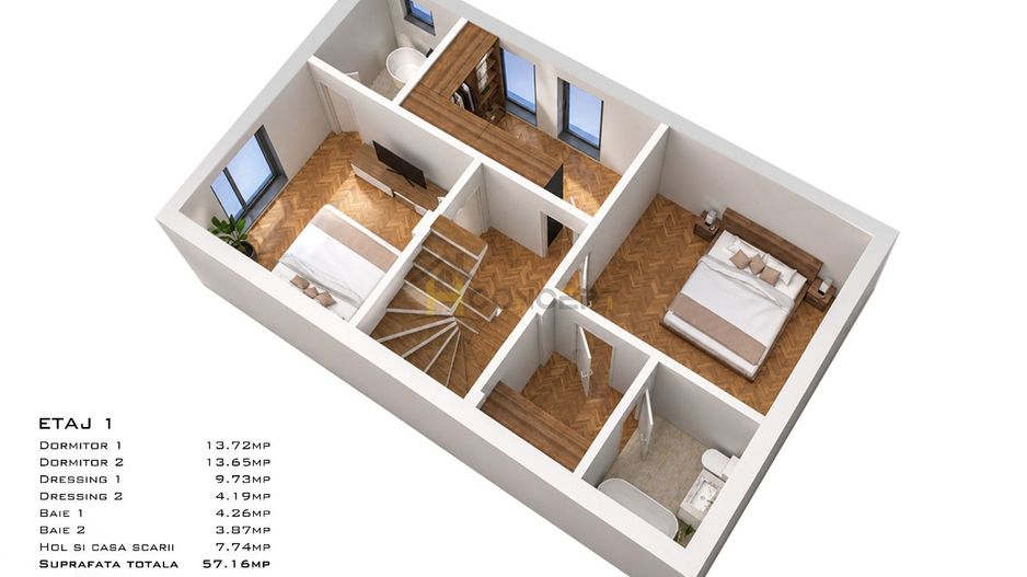 Vila Premium tip duplex, Popesti Leordeni, comision 0% - Poză 7