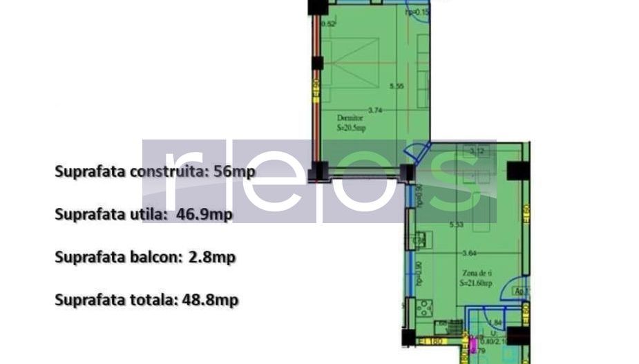 APARTAMENT 2 CAMERE | VATRA NOUA | BALCON 3MP - Poză 10