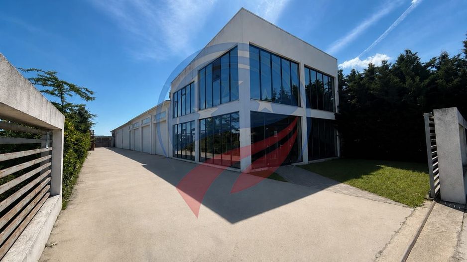 Hala  Parter + Etaj  590 mp  , 6 birouri, de inchiriat zona Centura de Nord - Poză 2