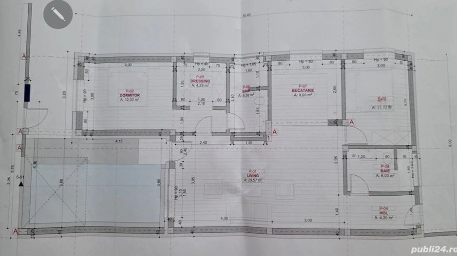 De vazare teren 248 mp cu Autorizație de construire Auchan Titan - Poză 4
