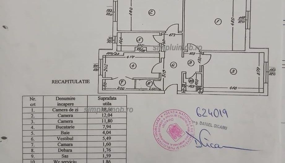 Decomandat- 3Camere- Crangasi Lacul Morii - Schiță 14