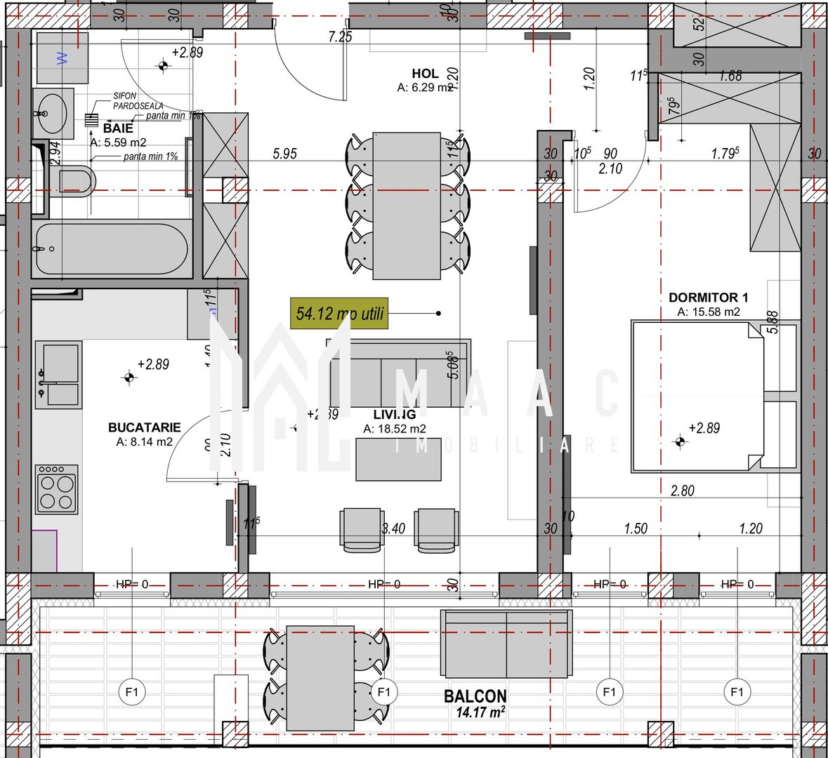 Apartament 2 camere - intabulat, finisat la cheie I Comision 0% - Poză 16