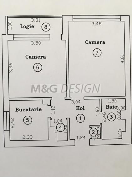 2 camere Medicina -Bastion -Punctele Cardinale - Poză 12