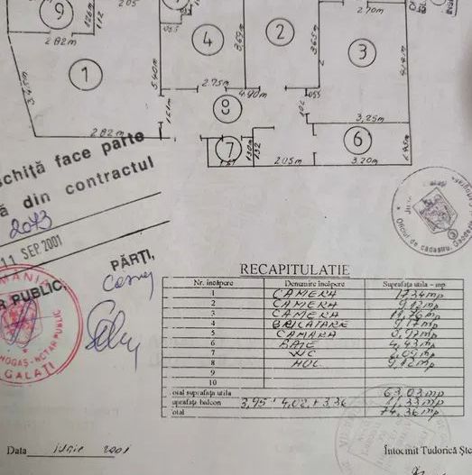 Apartament cu 3 camere, zona General - Poză 8