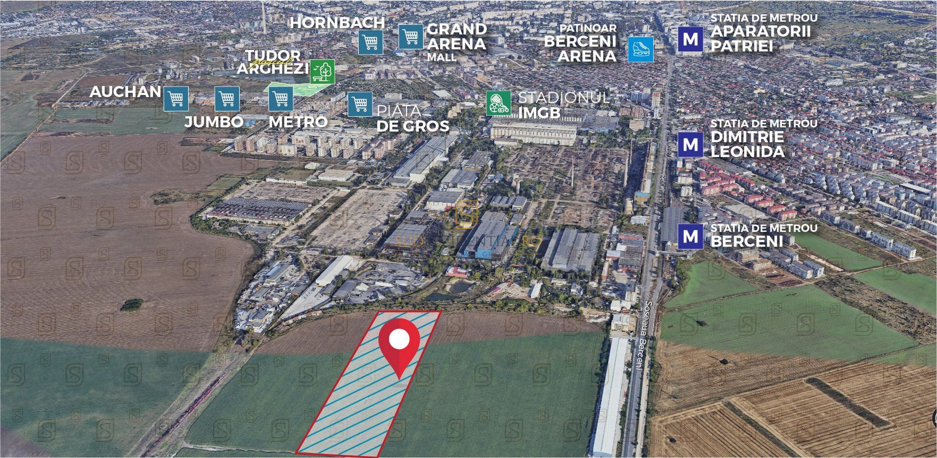 Teren intravilan generos, investitie ideala in zona IMGB - Sectorul 4 - Poză 3