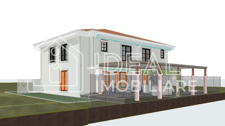 Duplex elegant cu 4 camere, curte și loc de parcare – design modern, Șura Mică - Poză 3