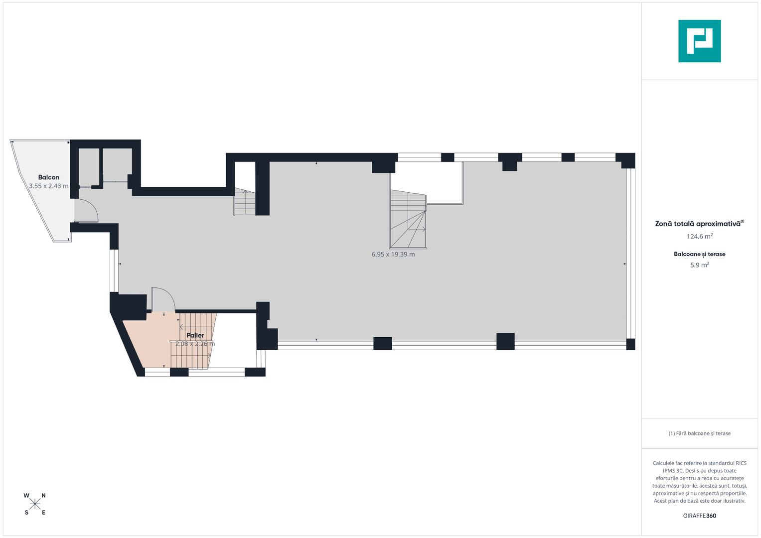 Spațiu comercial renovat, vitrină 8 m, Etaj 1 - Poză 8