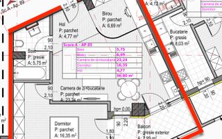 APARTAMENT DE VANZARE 2 CAMERE SOPOR - Poză 3