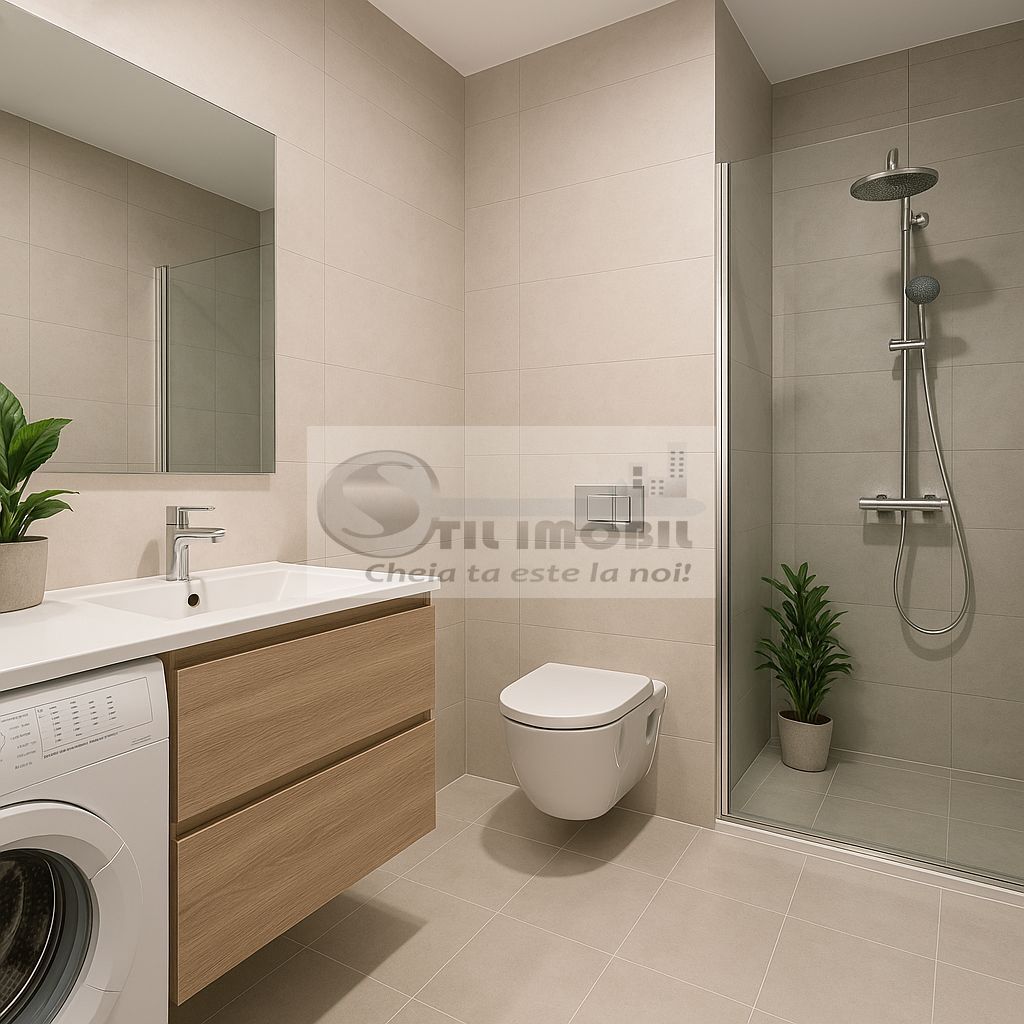 Garsonieră Rediu, 58.000 € +TVA, loc parcare, 0% comision Bloc nou - Poză 2