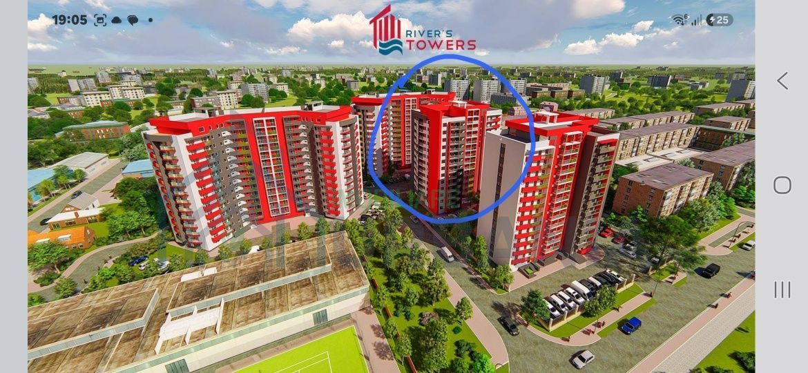 Apartament 2 camere, 70 mp, River's Towers, Iași – 400 EUR/lună - Poză 8