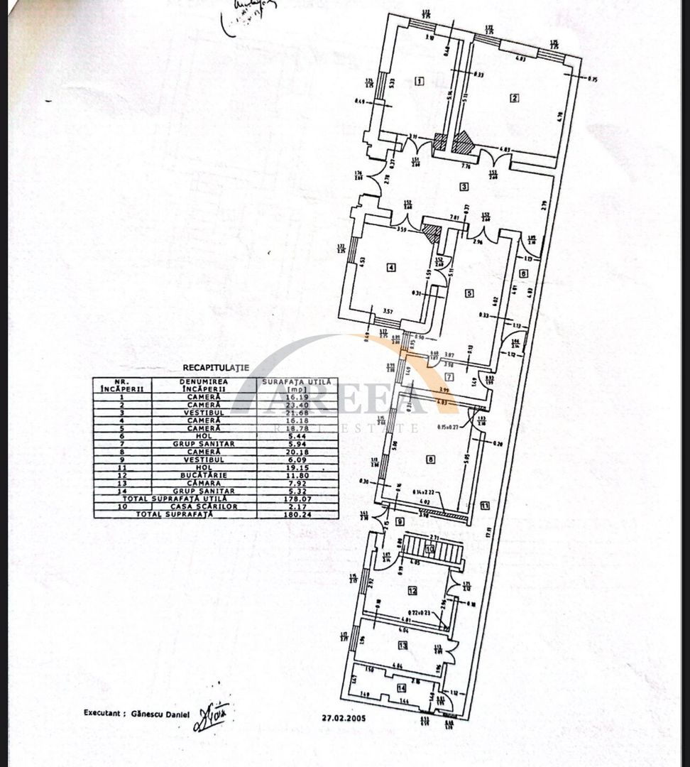 RAR LA BERTHELOT - CISMIGIU - CASA - 178 mp utili - CURTE INDIVIDUALA - Poză 14