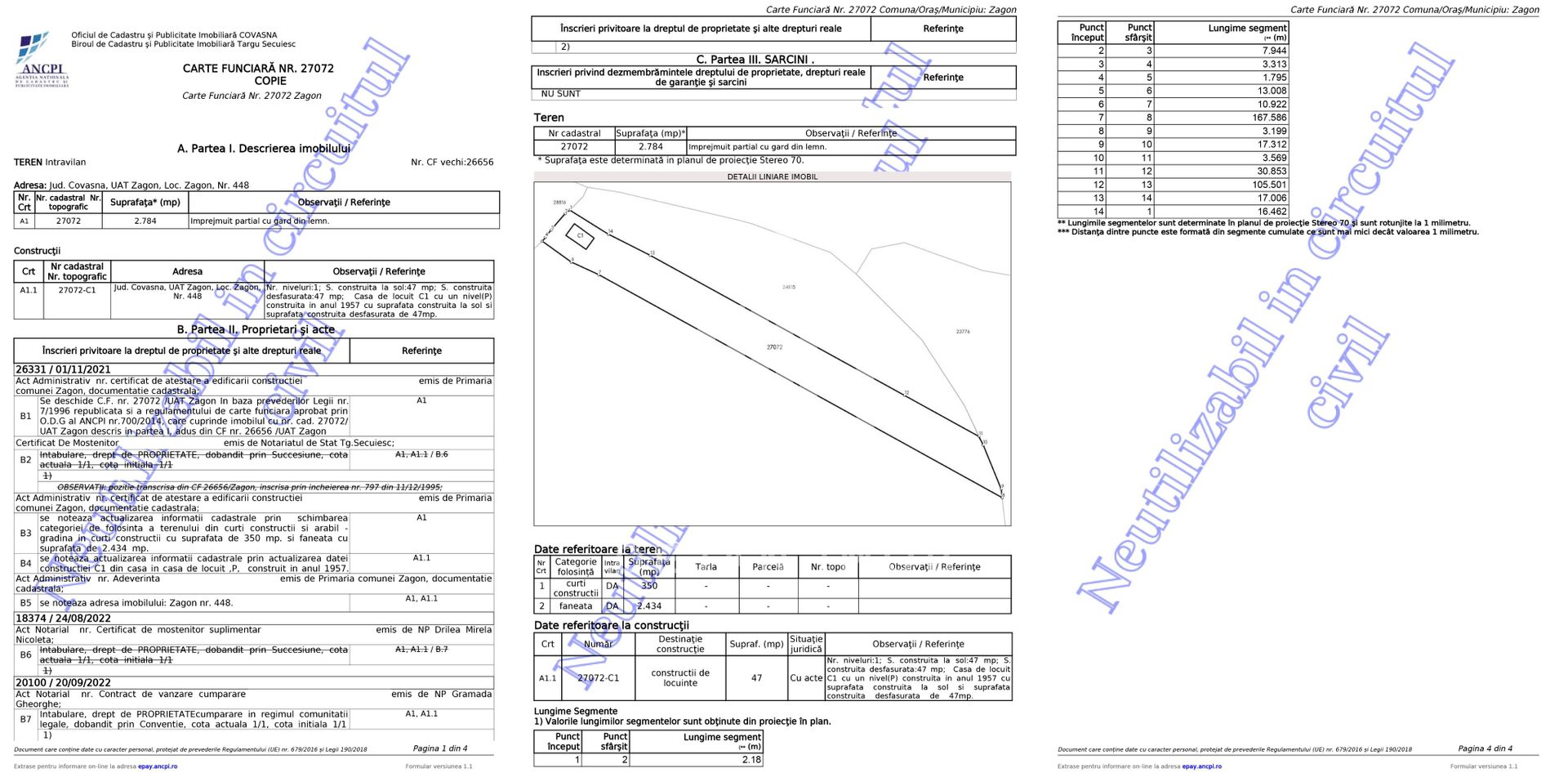 Casă cu teren intravilan | Zagon | COMISION 0% - Poză 3