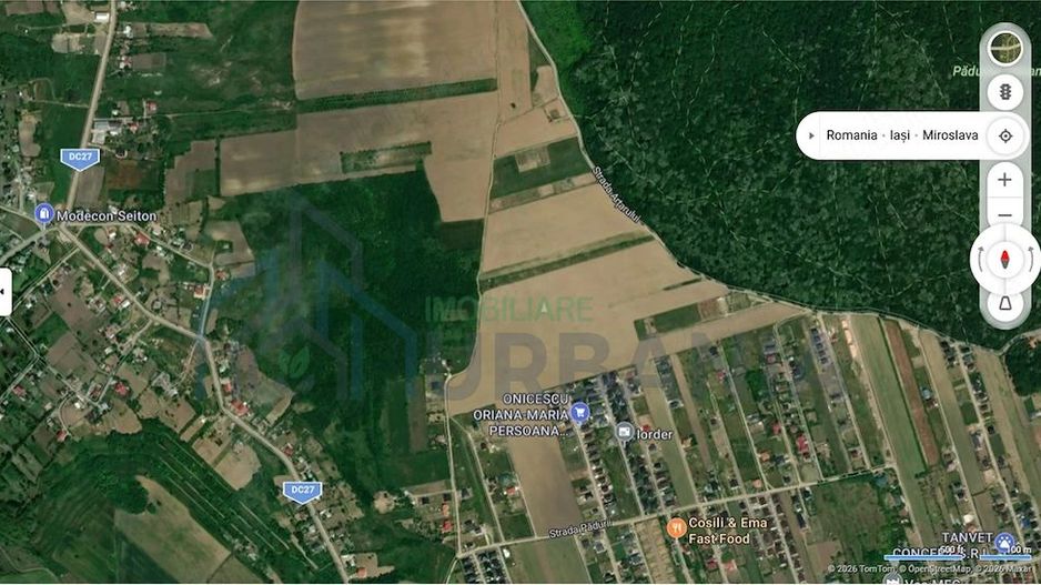 Teren extravilan în Valea Ursului, Miroslava, Iași – 2000 mp - Poză 1