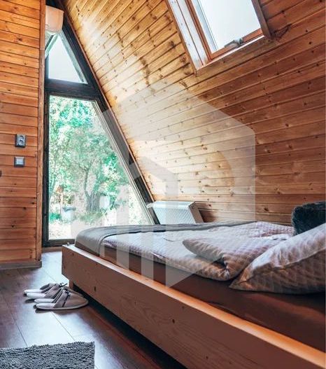 Cabana A Frame de vanzare - Teren 1000mp - Tocile - 90mpu - 3 camere - Poză 2