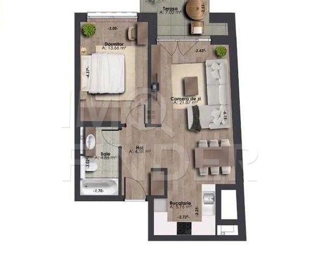 Vanzare 2 camere, imobil nou Semicentral - Poză 3