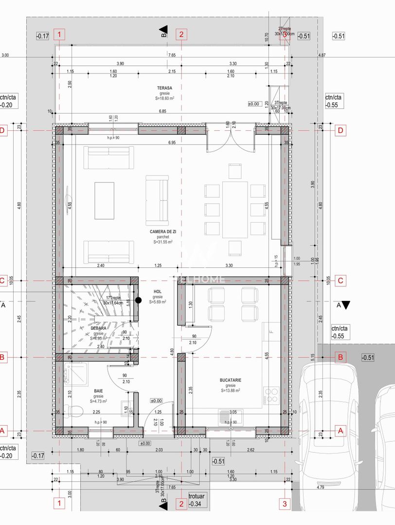 Casa 4 camere, 2 bai, terasa - Sibiu/ Sura Mare - Poză 8