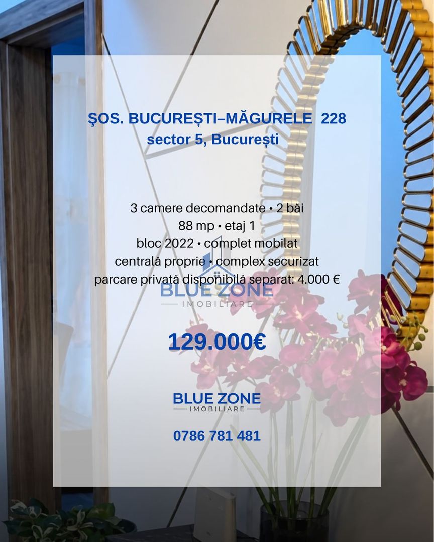 Apartament 3 camere I Bloc 2022 I Centrala proprie I 88 mp - Poză 16
