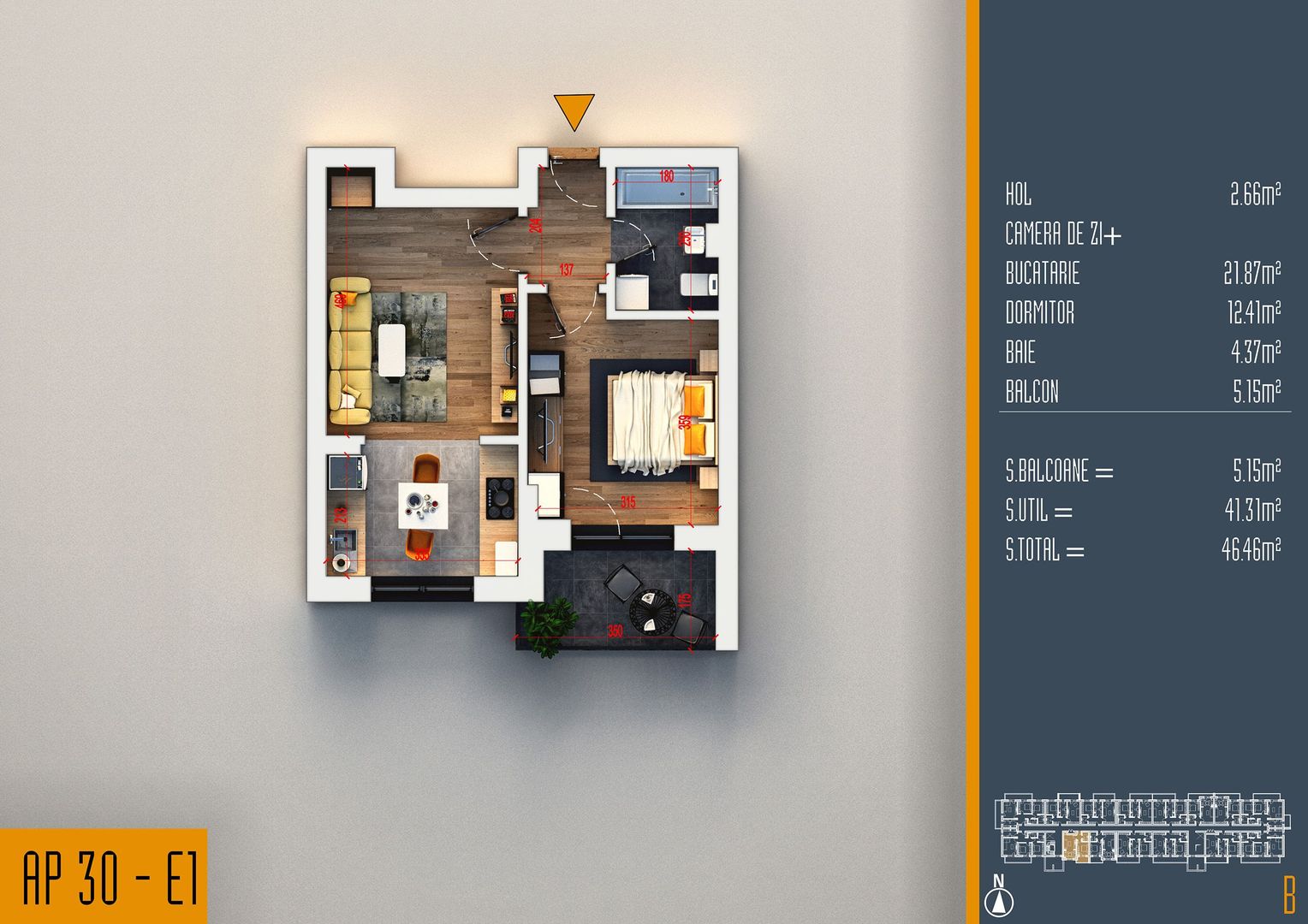 AP. 2CAM BLOC PREMIUM IN CONSTRUCTIE-IDEAL LOCUINTA / INVESTITIE! - Poză 2