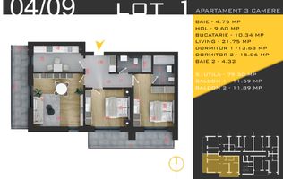 3 CAMERE DECOMANDAT/ METROU N. TECLU / COMISION 0!
