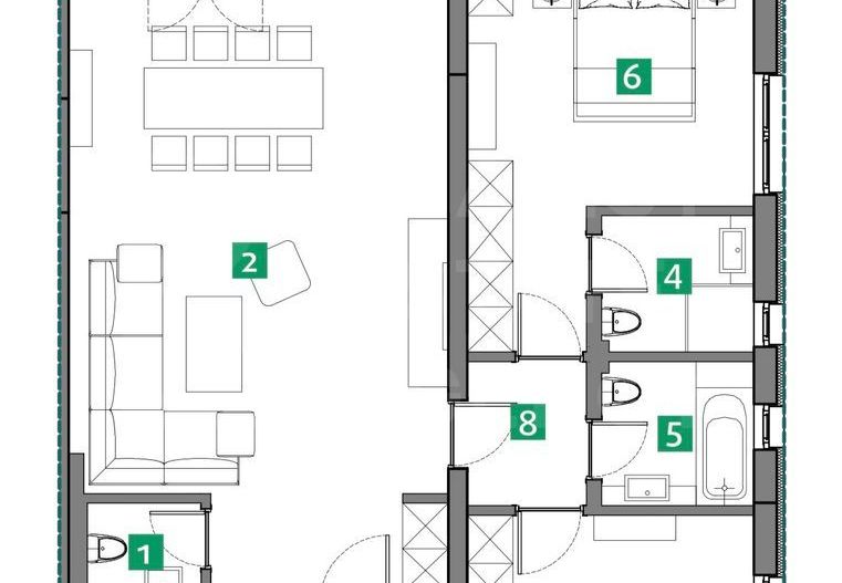 Vânzare, apartament, 3 camere, zona Sisești, București - Poză 10