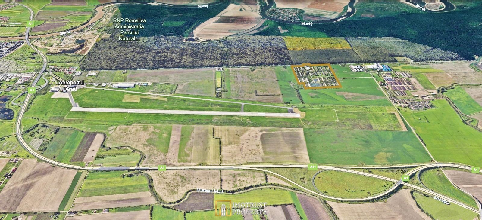 DE VANZARE –Teren Parc Industrial 18 ha cu Hale și Fotovoltaic – Arad - Poză 3