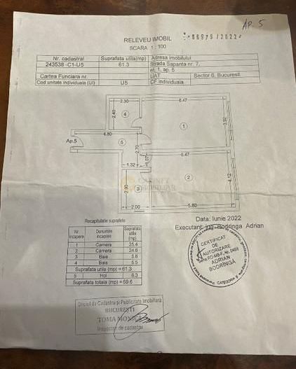 2 Camere - 70MP | Decomandat | 2022 | Etaj 1/4 | M Crangasi la 2 min - Poză 8