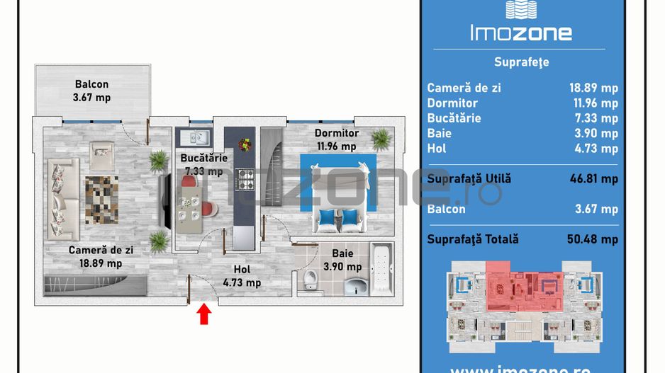 Prelungirea Ghencea, 2 camere cu terasa in bloc nou 2023, centrala proprie - Poză 16