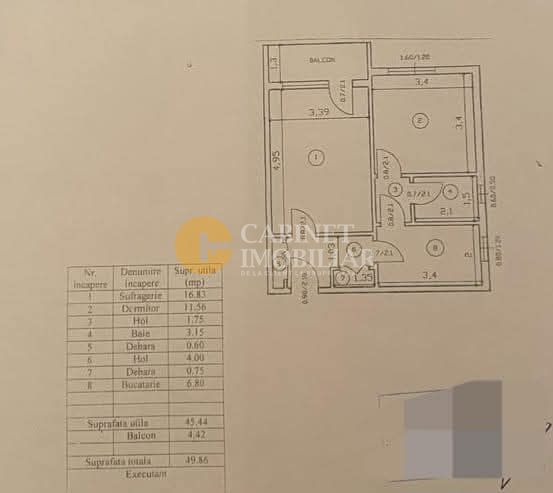 Tatarasi - 2 camere decomandat - fara risc seismic - 50mp - Poză 2