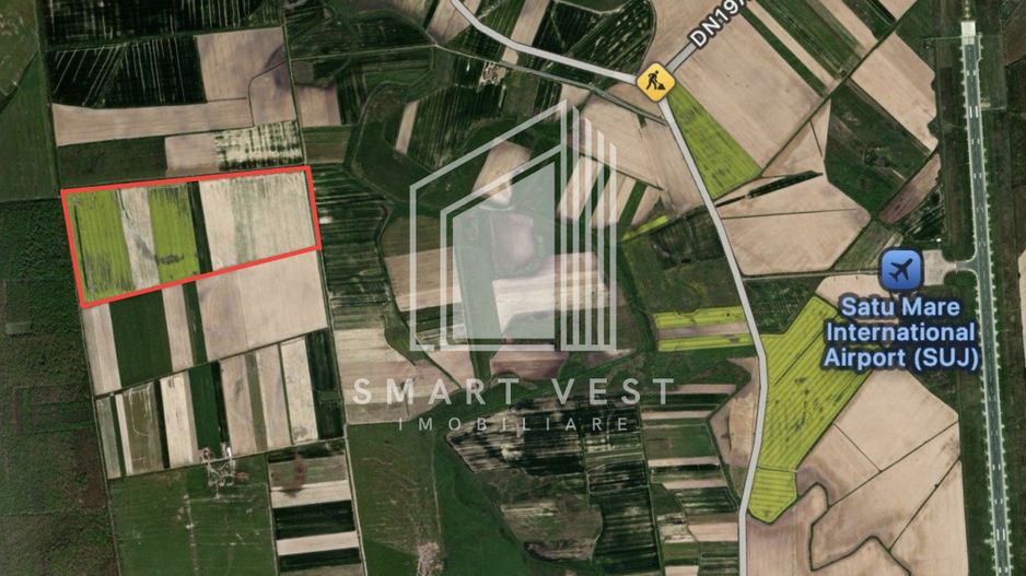 Teren agricol 96.500 mp | Zona Aeroportul Satu Mare - Poză 1