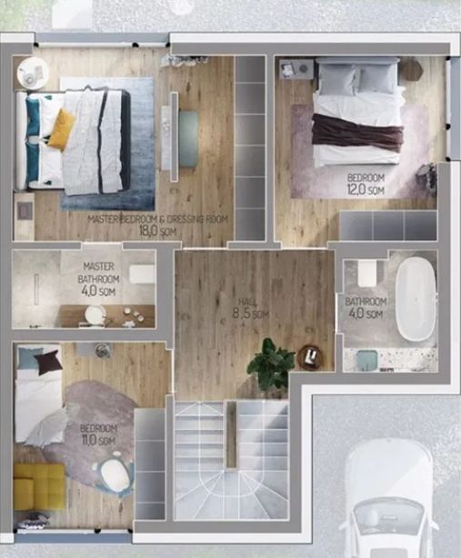 Casa 4 camere | Amber Forest | Tunari | Pipera | Otopeni - Poză 13