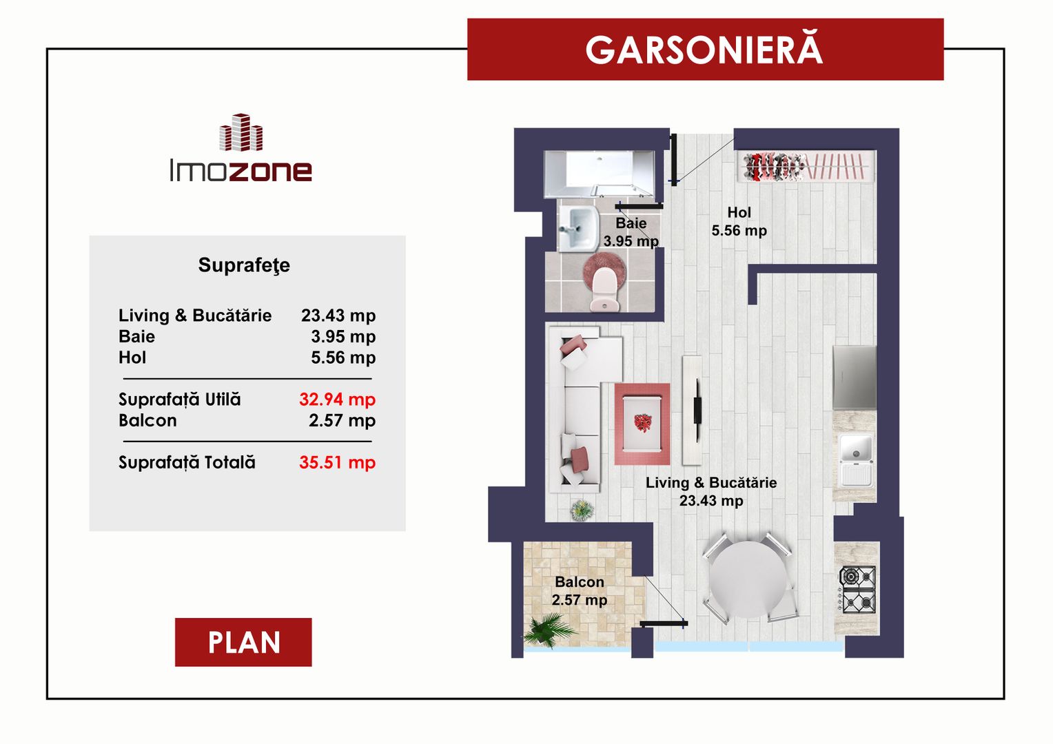 Garsoniera, mobilata-utilata, posibilitate investitie, parcare inclusa,Primavara - Poză 2
