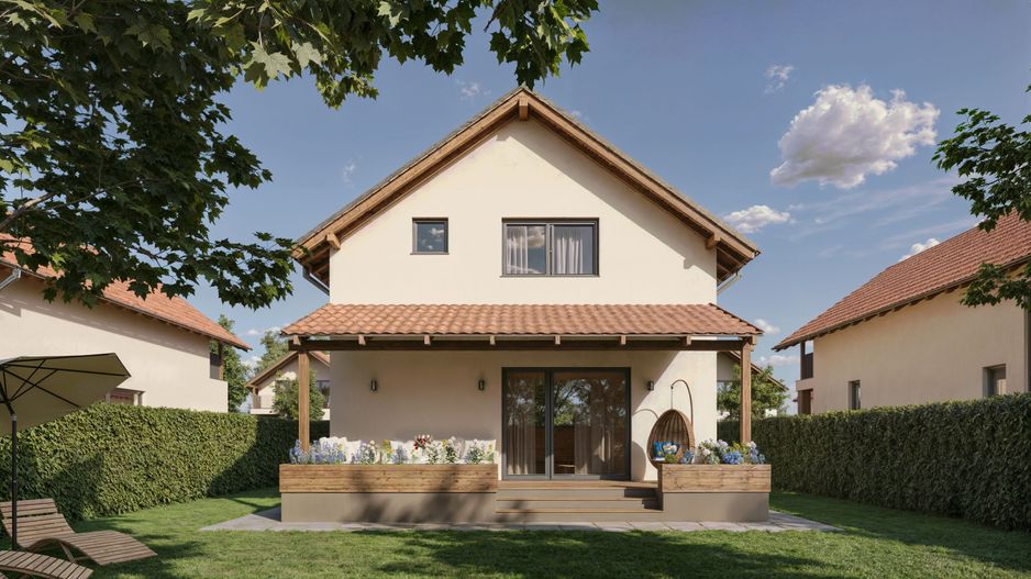 Case individuale în Sânpetru, cu teren 400 mp și toate utilitățile - Poză 5