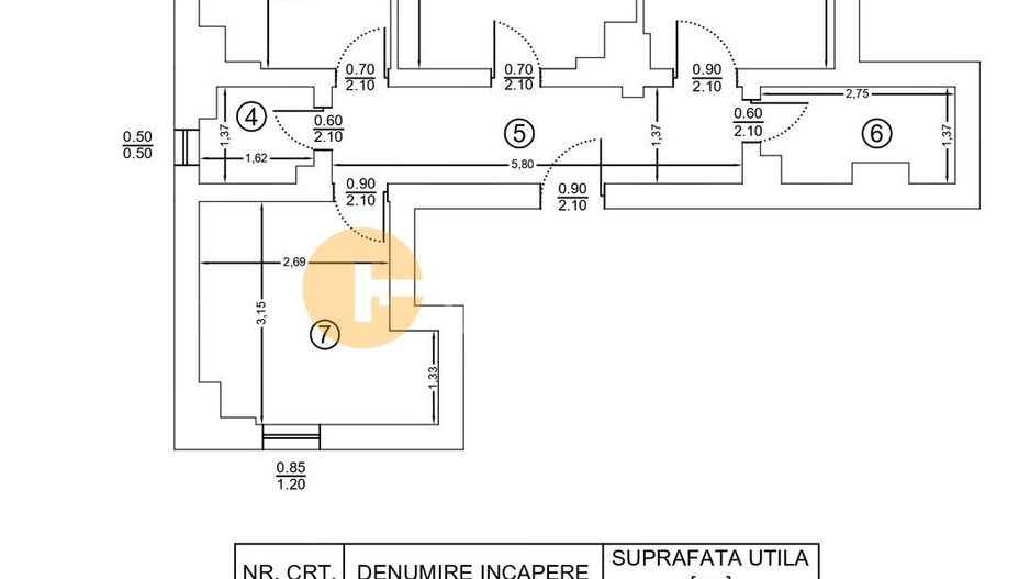 Nicolina 1 - 3 camere decomandat - 2 bai - etaj 3/8 - boxa - Poză 11