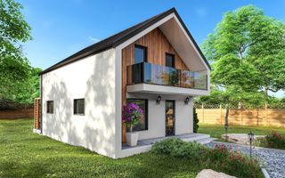 Vila individuala- 135mp utili- 4 camere- 468mp teren-beci - Poză 3