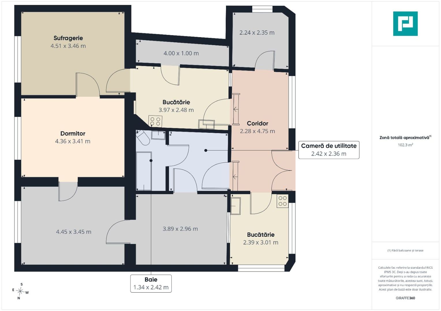 Casă individuală cu 4 camere, zona Centrală - Poză 11