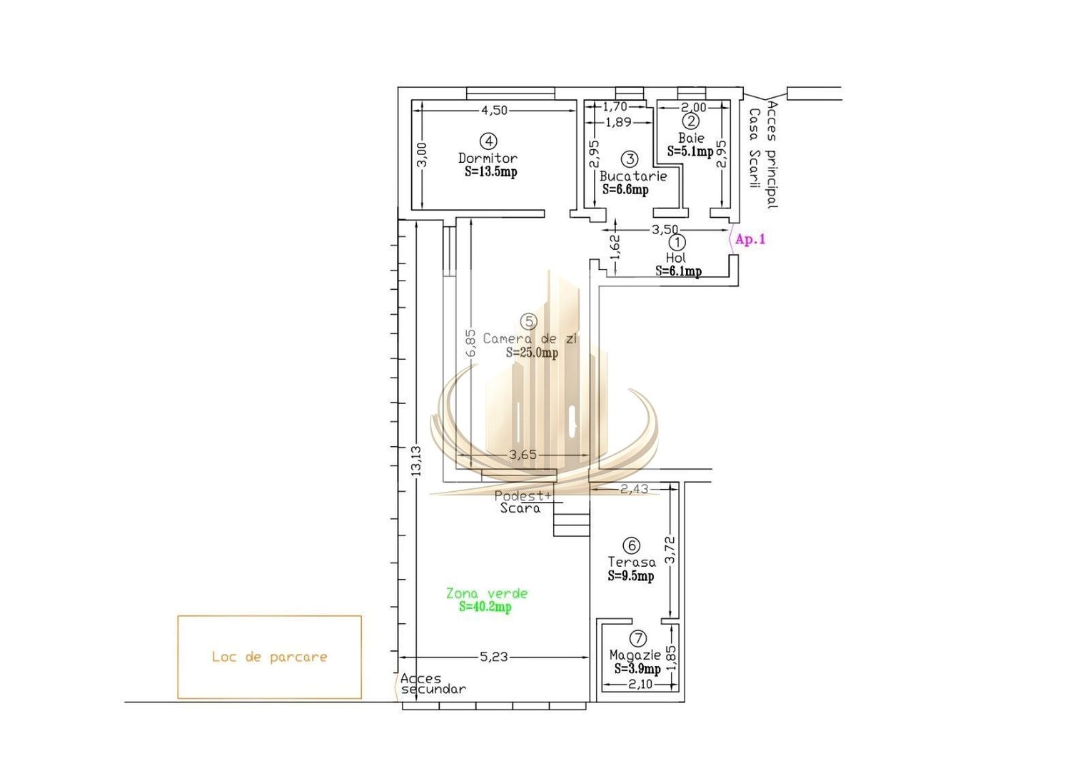 Ap 2 Cam, Curte Proprie | Dumbrăvița – Zona Hornbach | Investitie - Poză 5