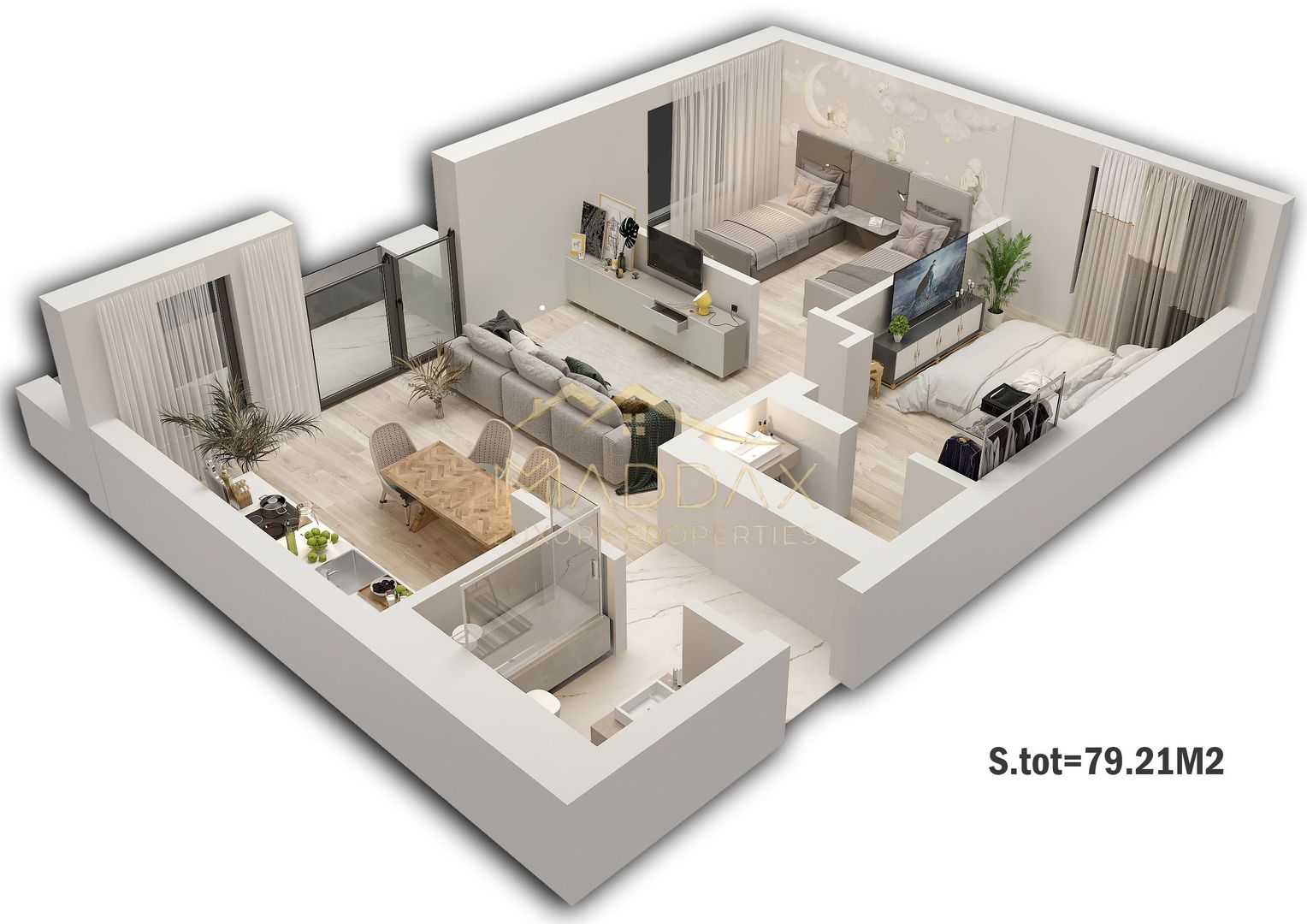 Apartament 3 camere***NOU***ultrafinisat// Pipera**Rond OMV - Poză 18